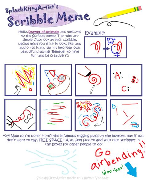 skas scribble meme  drawer  animals  deviantart