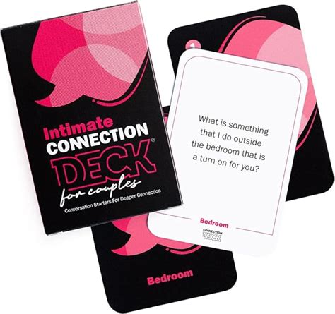 Connection Deck Card Game For Couples Connecting And Revealing Questions To Ignite