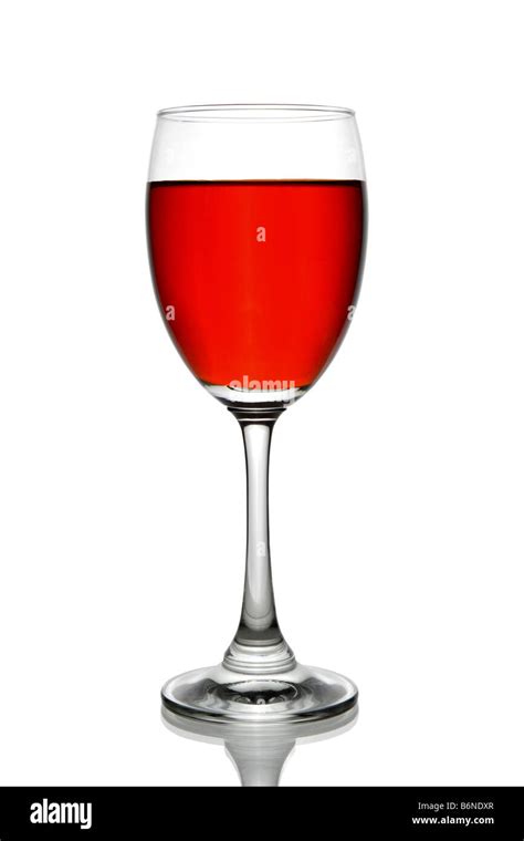 Glass Of Red Wine Stock Photo Alamy