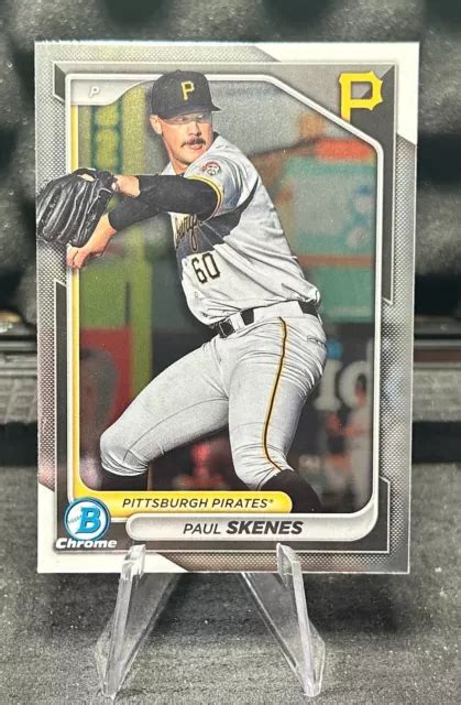 2024 BOWMAN CHROME BCP 125 Paul Skenes Pittsburgh Pirates Top Prospect