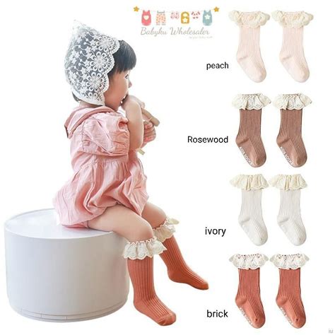 Jual Kaos Kaki Anak Renda Panjang Kaos Kaki Bayi Renda Shopee Indonesia