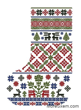 Новогодний сапожок | МореСхем