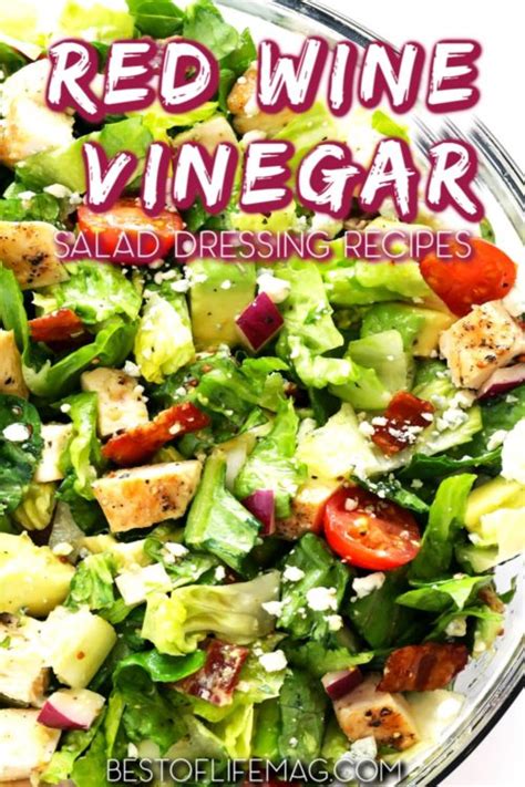 Red Wine Vinegar Salad Dressing Recipes The Best Of Life® Magazine