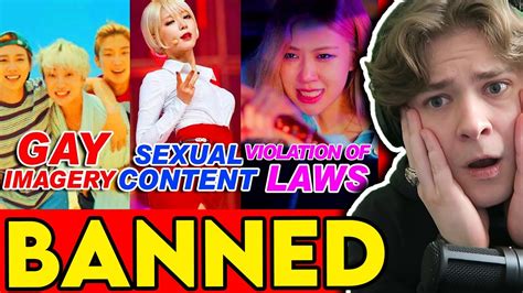 Non K Pop Fan React To Banned Kpop Music Videos For Bad Reasons Youtube