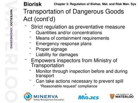 Ppt Chapter Regulation Of Biohazardous Material And Risk