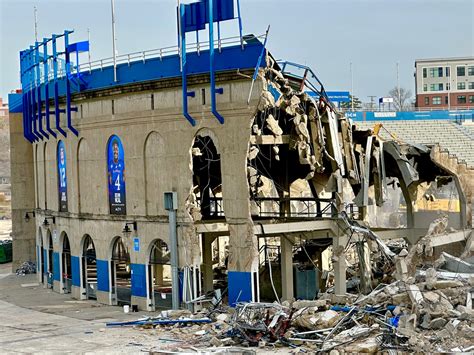 Photo Gallery: KU football stadium demolition gets serious