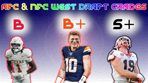 Nfl Draft Grades Afc West Nfc West Every Pick Final Team