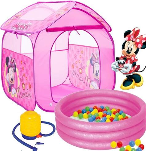 Barraca Bolinhas Dobr Vel Menina Minnie Toca Casinha Infantil