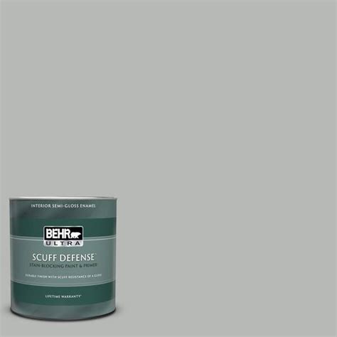 Behr Ultra Qt N Lunar Surface Extra Durable Semi Gloss Enamel