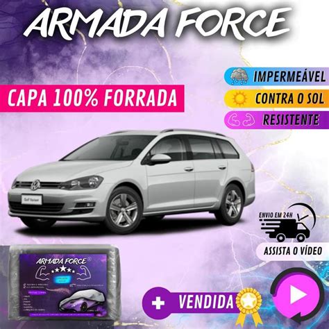 Capa Cobrir Carro Golf Variant Perua Forrada Armada Force