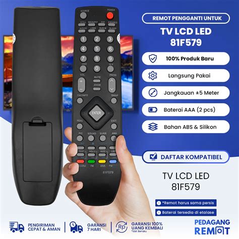 Jual Remot Pengganti Untuk Remote Tv Lcd Led F Shopee Indonesia