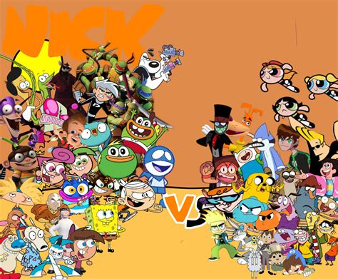 Cartoon Network Vs Nickelodeon 2 By Southdorugduaba On Deviantart