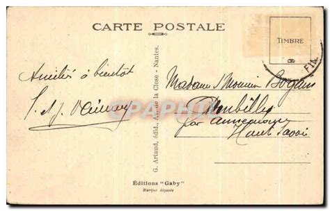 Carte Postale Ancienne Brest La Rade Et Le Goulet Manuskript