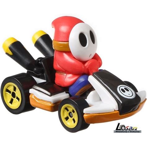 Mario Kart Shy Guy Standard Kart Hot Wheels Shopee Brasil