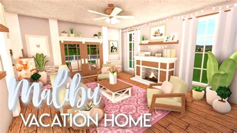 Bloxburg Malibu Vacation Home House Build Youtube