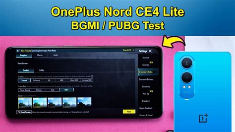 OnePlus Nord CE 4 Lite 5G BGMI PUBG Test Graphics Heating Test