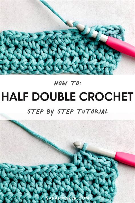 How To Make Hdc Half Double Crochet Tutorial With Step By Step