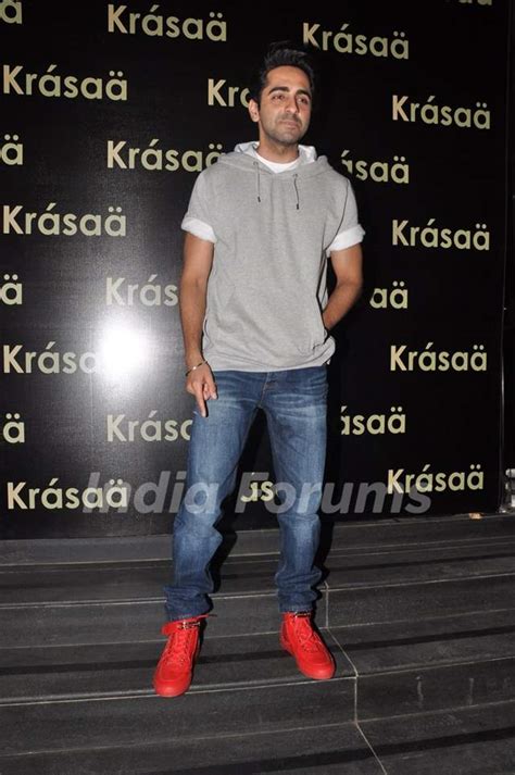 Ayushmann Khurrana At Vikram Phadniss Store Launch Media