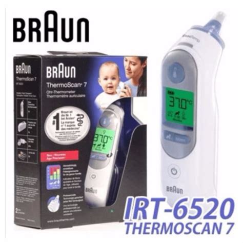 Braun IRT 6520 ThermoScan 7 Baby Adult Professional Digital Ear