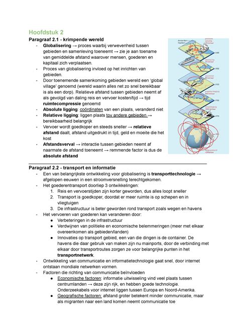 Samenvatting Ak H2 BuiteNLand VWO 5 Hoofdstuk 2 Paragraaf 2