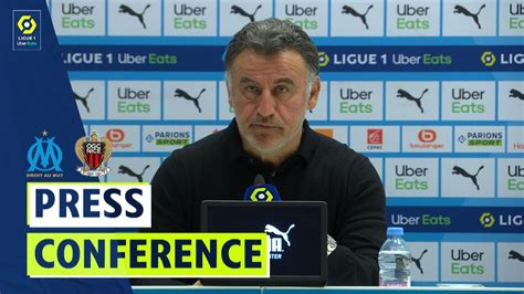 Press Conference OLYMPIQUE DE MARSEILLE OGC NICE 2 1 Week 29