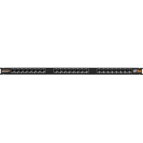 NIKOMAX Unshielded Patch Panel 24 Ports 19 0 5U Category 5e IPoncomp