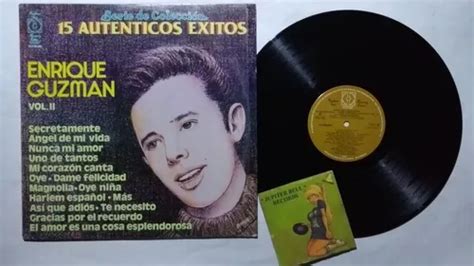 Enrique Guzman Autenticos Exitos Vol Lp De Coleccion Mercadolibre