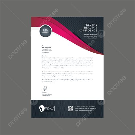 Beautiful Letterhead Png Vector Psd And Clipart With Transparent