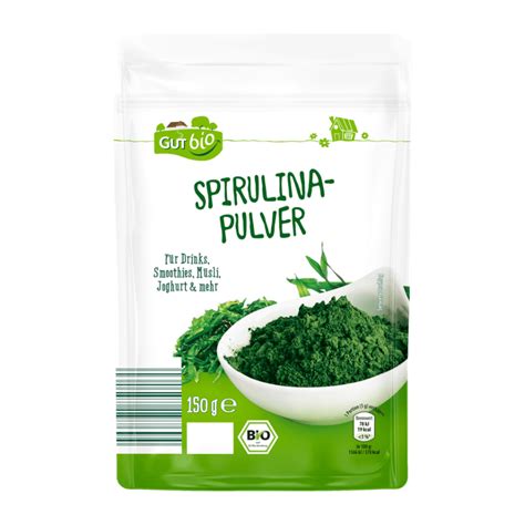 GUT BIO Bio Spirulina Kokosmilch Kurkuma Pulver Von ALDI Nord