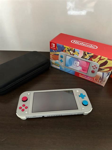 Nintendo Switch Lite 128gb Pokemon Ed Video Gaming Video Game