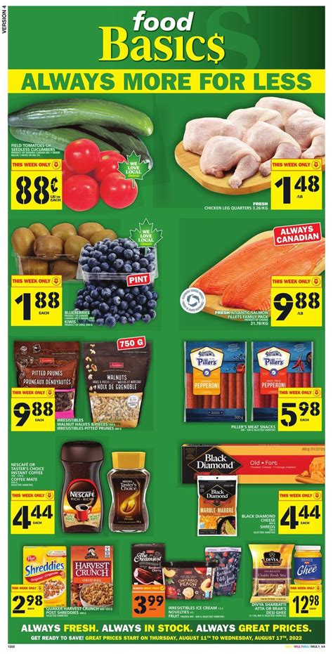 Food Basics Current Flyer 0811 08172022