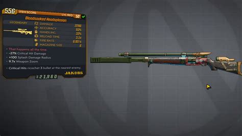 Headsplosion Borderlands 3 Legendary Sniper Mentalmars