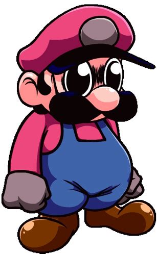 Turmoil Mario Sticker - Turmoil Mario Fnf - Discover & Share GIFs