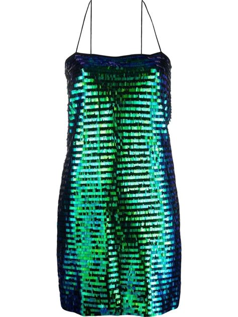 Sequin Embellished Mini Dress Stine Goya Eraldo