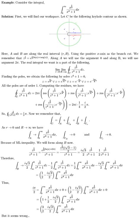 Hints For Contour Integration Of Int0infty Frac X 13 X41 Dx