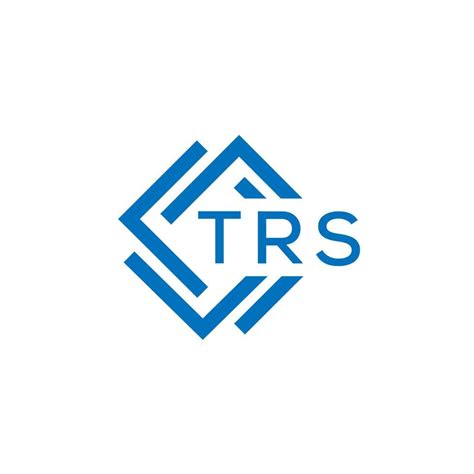 TRS Technology Letter Logo Design On White Background TRS Creative