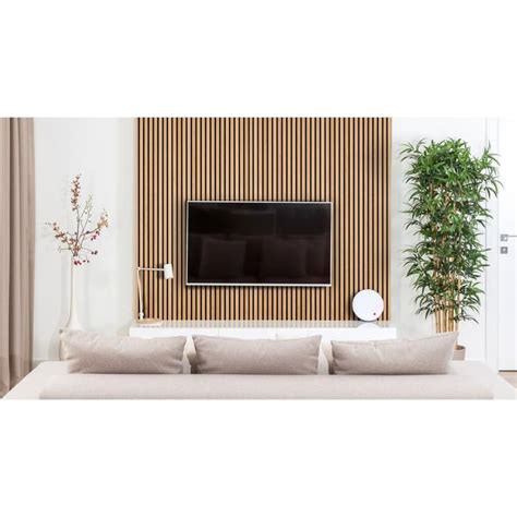 Acupanel® Rustic Oak Acoustic Wood Wall Panels Feature Wall Living Room Wood Panel Walls