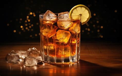 Premium Photo Refreshing Glass Of Ice Tea With Lemon Slice