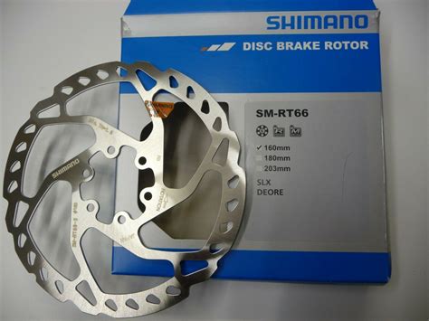 Shimano Sm Rt66 Disc Brake Rotor Slx Deore 160mm 180mm 203mm 6 Bolt