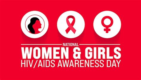 Premium Vector March Is National Women And Girls Hiv And Aids