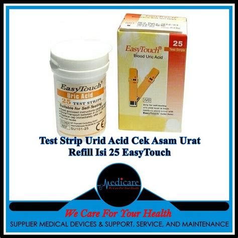 Jual Easytouch Uric Acid Test Strip Cek Asam Urat Refill Isi Easy