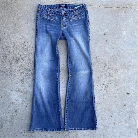 Y2k Angels Low Rise Jeans Size Depop