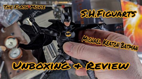 S H Figuarts Michael Keaton Batman Flash Movie Unboxing Review