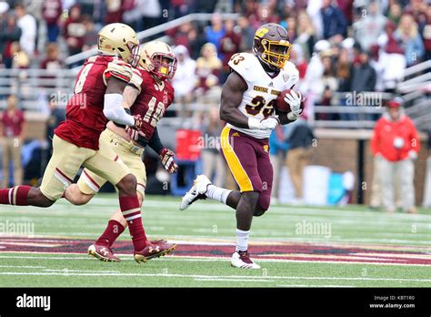 Alumni Stadium. 30th Sep, 2017. MA, USA; Central Michigan Chippewas ...