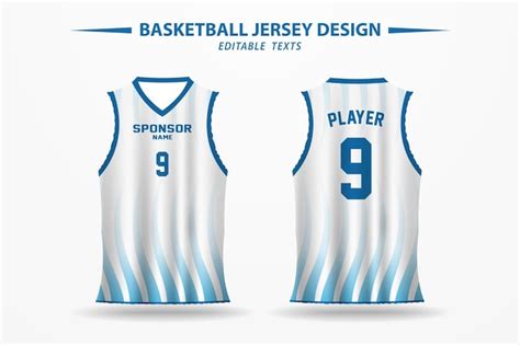 Premium Vector A Unique Basketball Jersey Design And Template For Print