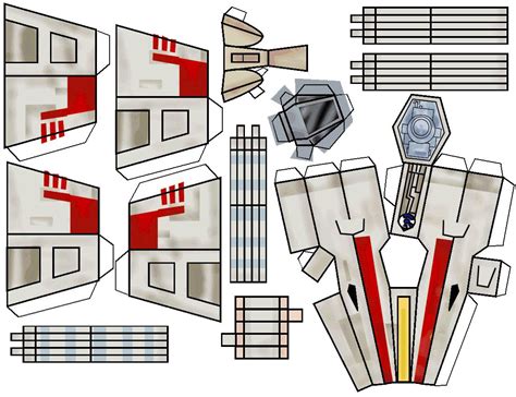 Paper Craft NEW 21 PAPERCRAFT X WING FIGHTER