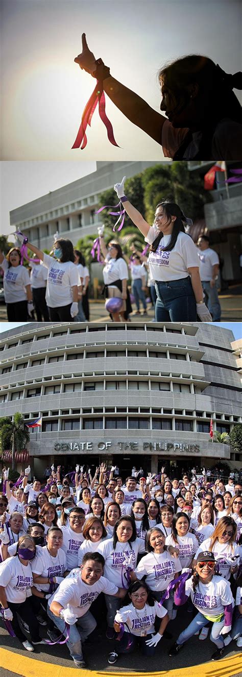 Senate Joins One Billion Rising Dance Mob