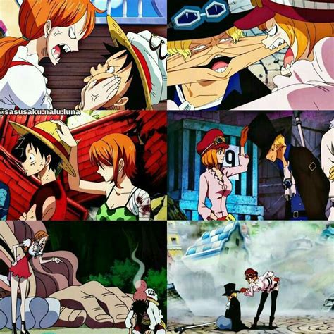 Luffy X Nami And Sabo X Koala One Piece One Piece Manga Personajes