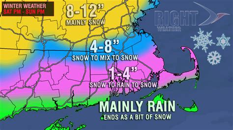 Heavy snow possible inland this weekend - Right Weather LLC