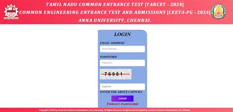 Tancet Hall Ticket 2024 Out Live Anna University Admit Card Link At